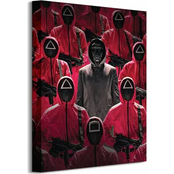 Obraz Obraz na plátně Squid Game Crowd 30x40 cm