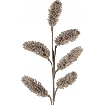 umělá květina Květ Natu 62 cm Tmavě béžová 6 ks