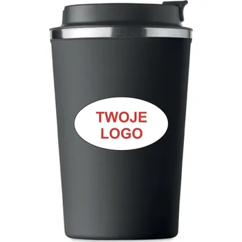 Termohrnek Termohrnek Premium s VAŠÍM logem Firmy, reklama ČERNÝ KT_172