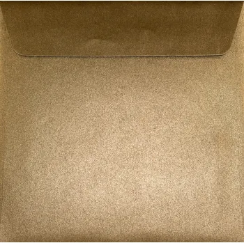 Obálka Čtvercové obálky 17 cm Sirio Pearl hnědé 25 Ks.