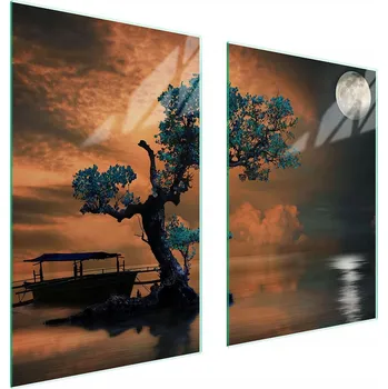 Kuchyňské prkénko Krájecí deska TMK ArtDeko sklo 2 ks