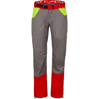 Pánské kalhoty Pánské lezecké kalhoty Kulti Milo šedá/červená L