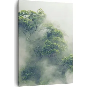 Obraz Obraz na plátně do obýváku ložnice 50x70 les foto obrazy na zeď canvas