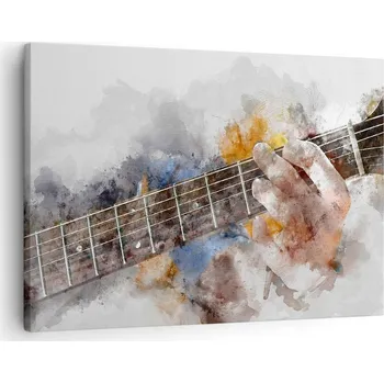 Obraz Obraz na plátně do obýváku ložnice 70x50 hudba foto obrazy na zeď