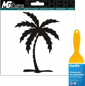 Samolepicí dekorace na vozidlo SAMOLEPKA Grafika na auto PALMA Palm Tree BEACH VIBES 15x11