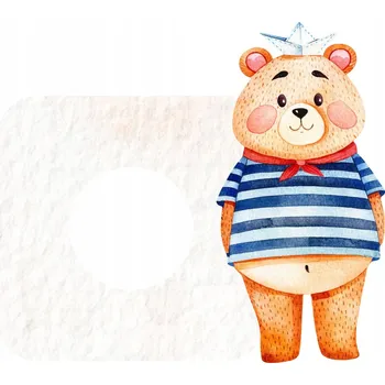 Obraz Samolepka pod vypínač Drukant Medvídek námořník 20 x 18 cm