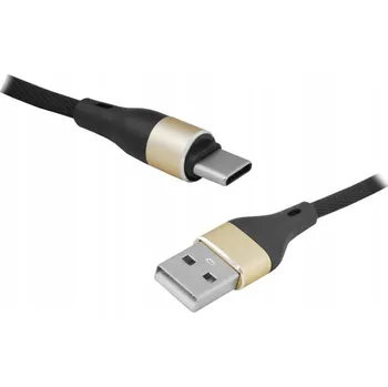 Datový kabel USB A - USB TYPE-C kabel 2m Černý adaptér/kabel