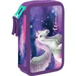 Školní penál Oxybag Pegas dvoupatrový – prázdný