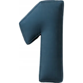 Polštář YellowTipi Polštář Číslice 1 pruská světle modrá
