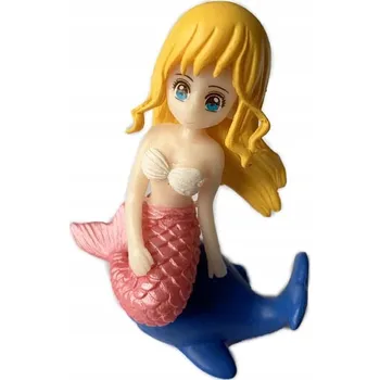 Panenka Mořská panna s delfínem Růžová