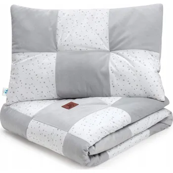 Povlečení Povlečení pro děti, přikrývka 100x140 cm s plochým polštářem 40x60 cm, patchwork