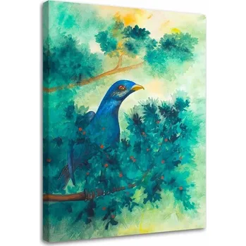 Obraz Obraz na plátně, Pták schovaný ve větvích 40x60