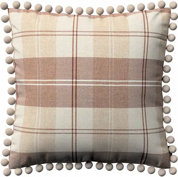 Povlak na polštářek Dekoria Povlak na polštář 45x45 v odstínech hnědé