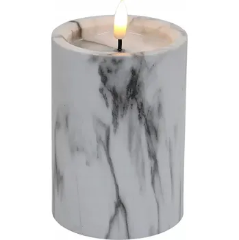 Svíčka LED svíčka Cortina 5/23/NWH-G 12,5 cm šedá