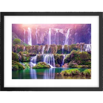 Obraz Obraz plakát v černém rámu do obýváku 40x30 krajina foto na zeď