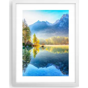 Obraz Obraz plakát v bílém rámu do obýváku 30x40 krajina plakáty na zeď