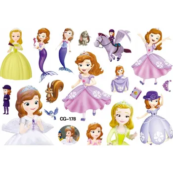 Odstranitelné tetování Smyvatelné tetování pro děti PRINCEZNA SOFIE CG178