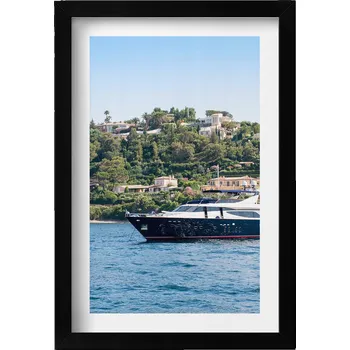 Obraz Obraz s rámem a grafikou na zeď Saint Tropez Provence ve Francii 20x30 cm