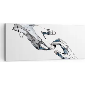 Obraz Foto obraz na plátně 100x40 abstrakce do obýváku ložnice na zeď velký