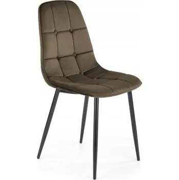 Jídelní židle Židle Luxury4Home velur hnědá 1 ks