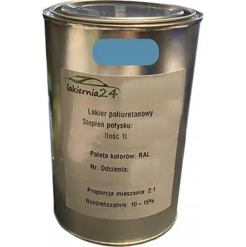 Lak na dřevo Barva Polyuretanová průmyslová barva, polyuretanový lak 1l lesk 2:1 RAL 5024