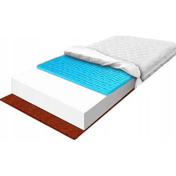 Matrace Pěnová Matrace H2 H3 90x200 oboustranně elastická zpevněná 20cm měkká