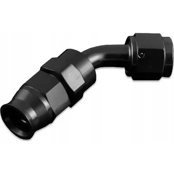 Posilovač řízení AN8 45° PTFE PALIVOVÁ/OLEJOVÁ KONCOVKA JIC ČERNÁ