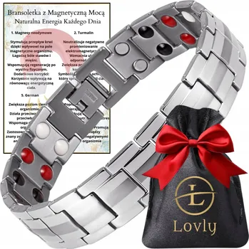 Náramek Módní magnetický náramek pro zdraví Pánský NEREZOVÁ OCEL PREMIUM