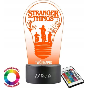 Lampička Noční lampa Plexido vícebarevná