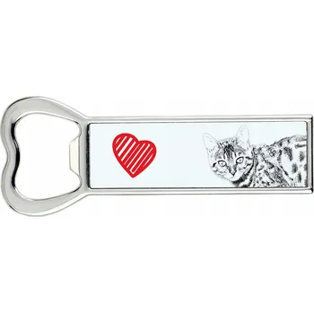 Otvírák Bengálská kočka otvírák na lahve s kočkou a s Vaší fotografií