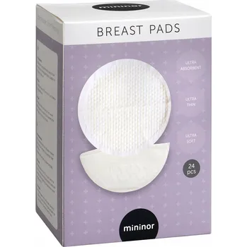 Vložka do podprsenky Na jedno použití vložky Mininor bílé 24 ks