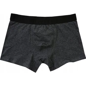 Pánské spodní prádlo PÁNSKÉ BOXERKY pro mládež PREMIUM BAVLNA grafit melanž NOVITI L V018D