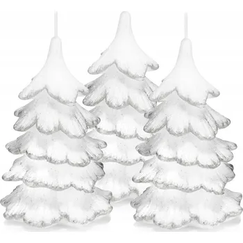 Svíčka Dekorativní parafinová svíčka bez vůně Drobo 3 ks