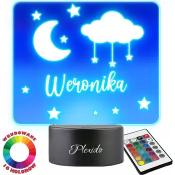 Lampička Plexido vícebarevná Noční lampa