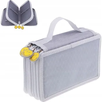 Penál Tříkomorový školní penál SASZETKA (C013)