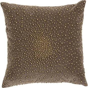 Polštář POVLEČENÍ DIVINE na polštář SAMETOVÉ s korálky
