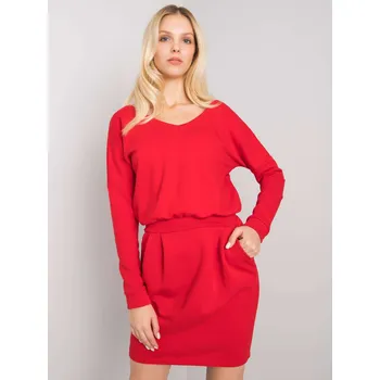 Oblečení a móda Rue Paris Dámské mini šaty Aoufi červená M