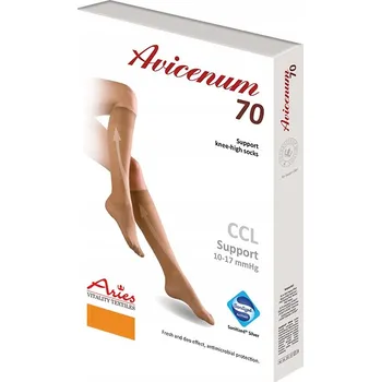 Dámské punčochy ARIES Preventivní podkolenky Avicenum 70 DEN Natura 8001 39-41