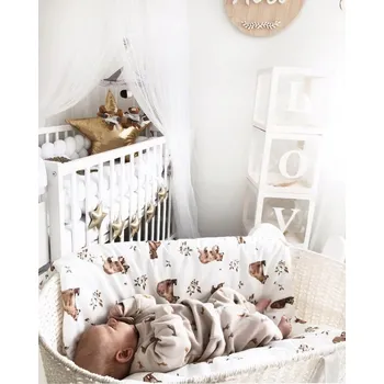 Povlečení Povlečení do přistýlky Chicco, kočárku, kolébky, Mojžíšova koše