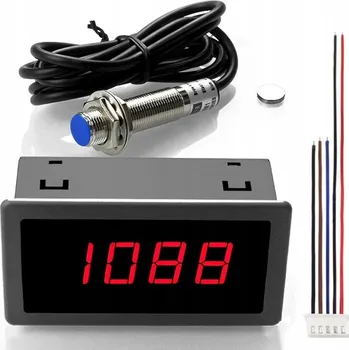 IP kamera Digitální tachometr a otáčkoměr s displejem a senzorem