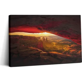 Obraz Fotoobraz na plátně do jídelny s dřevěným rámem - Velký kaňon Arizona 30x20 cm