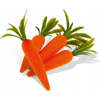 Obraz Ozdoby "Mrkvičky" – lesklé velikonoční dekorace | sada 4 kusů 9 Cm