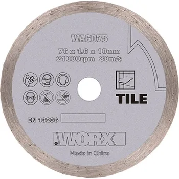 Řezný kotouč WORX WA6075 diamantový řezací nůž