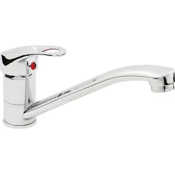 Vodovodní baterie Kuchyňská baterie stojánková Hydroland Atut stříbrná