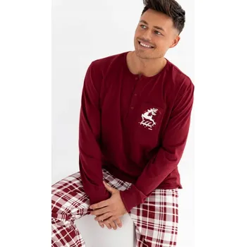 Pánské pyžamo VÁNOČNÍ PYŽAMO SENSIS GRYGORY vel [M]