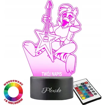 Lampička Noční lampa Plexido vícebarevná