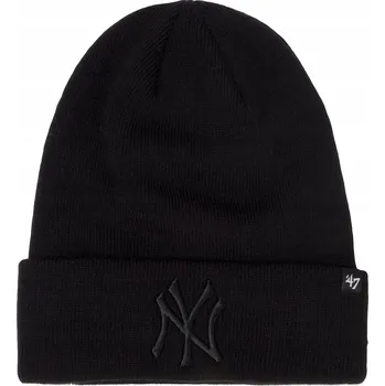 Čepice 47 Brand zimní čepice beanie černá, univerzální velikost