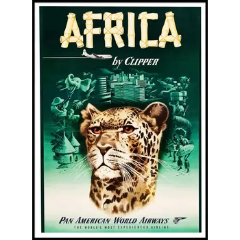 Obraz Plakát Afrika Travel bez rámu 42 x 59,4 cm