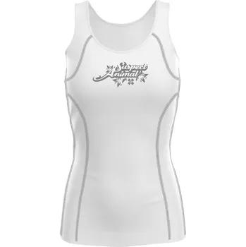 Dámský funkční nátělník LEO bílá/šedá Bamboo Ultra