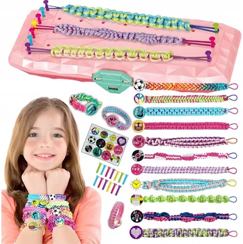 kreativní sada GALAXIA Sada na výrobu náramků Galaxia, 76 dílů, pro děti od 3 let